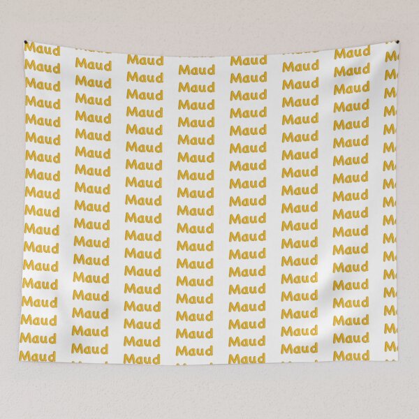 Item preview, Golden Balloon Maud Name Label designed and sold by NormadWorld.