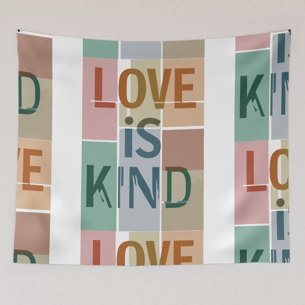 Item preview, Scandinavian Minimalist Typography - Love is Kind Design  designed and sold by HahaHandlesHub.