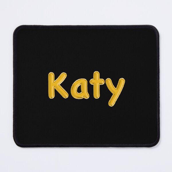 Item preview, Golden Balloon Katy Name Label (Black) designed and sold by NormadWorld.