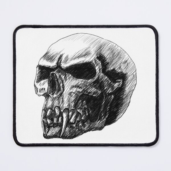 Item preview, Vampire skull sketch designed and sold by Szkicerka.