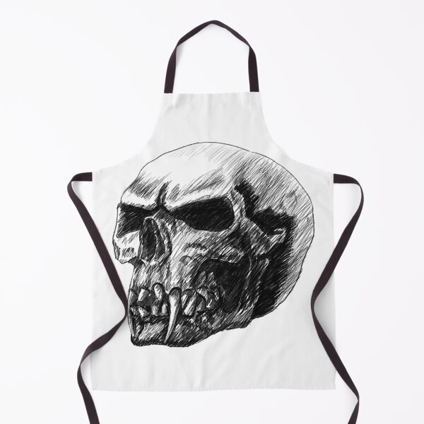 Item preview, Vampire skull sketch designed and sold by Szkicerka.