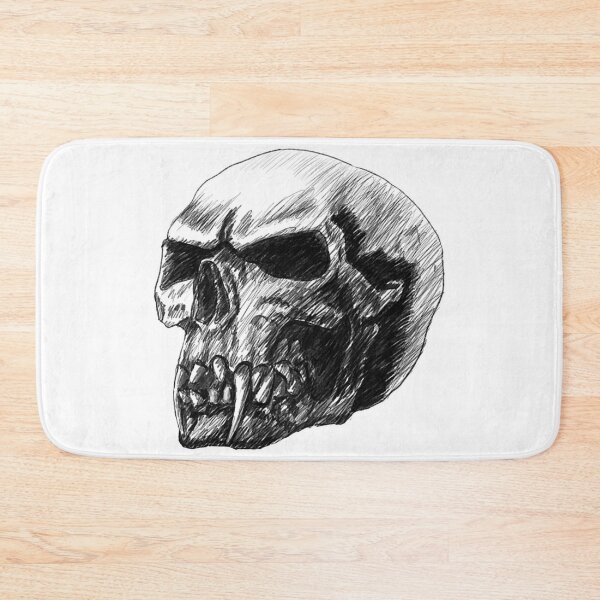 Item preview, Vampire skull sketch designed and sold by Szkicerka.