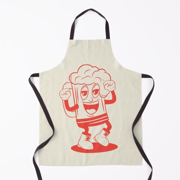 Item preview, Cartoon beer mug character dancing in retro style designed and sold by Axel Christian.