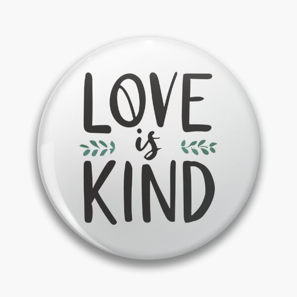 Item preview, Scandinavian Love is Kind Design - Minimalist Decor Typography designed and sold by HahaHandlesHub.