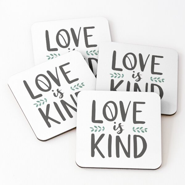 Item preview, Scandinavian Love is Kind Design - Minimalist Decor Typography designed and sold by HahaHandlesHub.