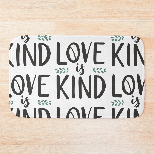 Item preview, Scandinavian Love is Kind Design - Minimalist Decor Typography designed and sold by HahaHandlesHub.