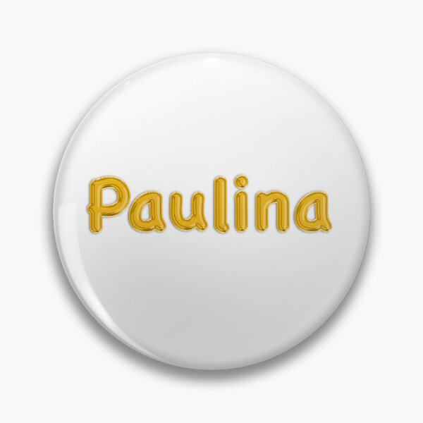 Item preview, Golden Balloon Paulina Name Label designed and sold by NormadWorld.