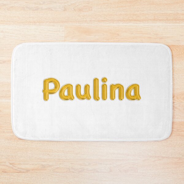 Item preview, Golden Balloon Paulina Name Label designed and sold by NormadWorld.