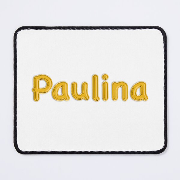 Item preview, Golden Balloon Paulina Name Label designed and sold by NormadWorld.