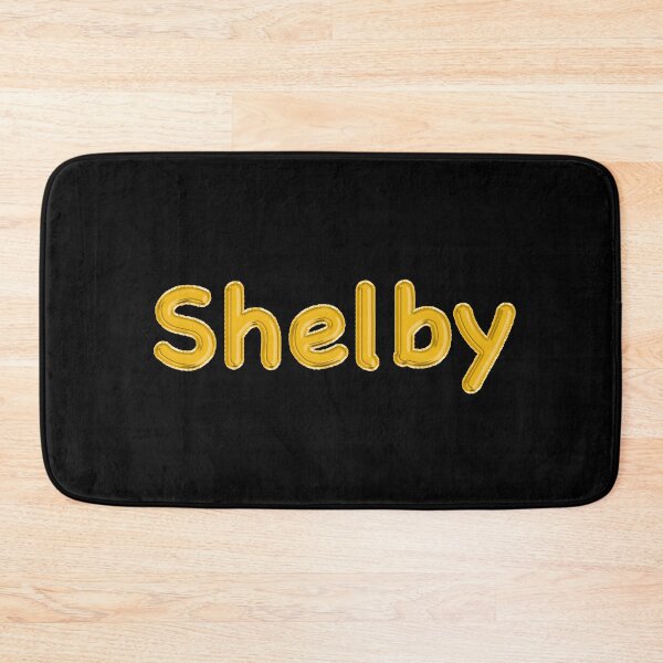 Item preview, Golden Balloon Shelby Name Label (Black) designed and sold by NormadWorld.