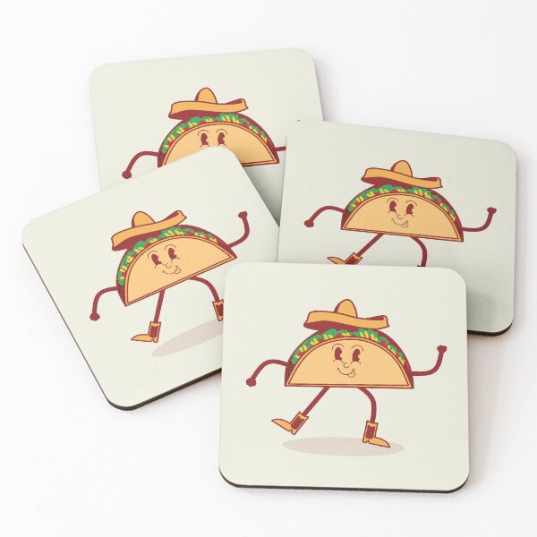 Item preview, Cute taco mascot thumbs up with hat. Cute mustache tacos logo mascot designed and sold by Axel Christian.