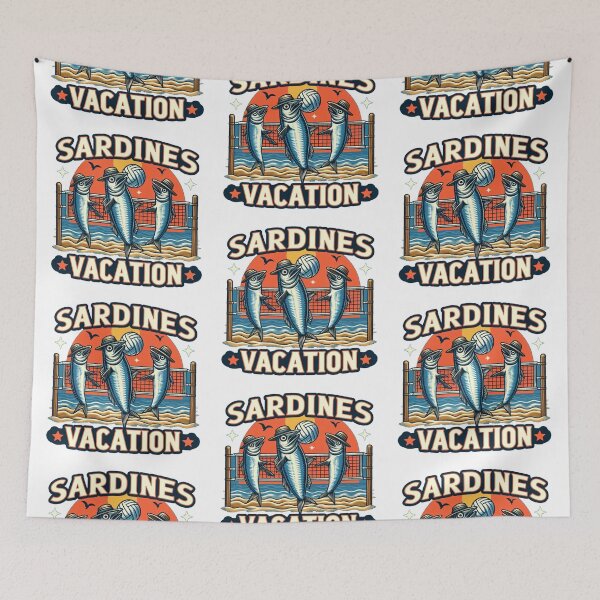 Item preview, The Sardines Vacation #2 designed and sold by Gentle40Winks.