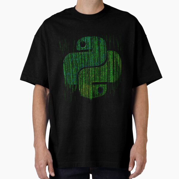 I Know Python: See the Code Behind the Matrix Oversized T-Shirt