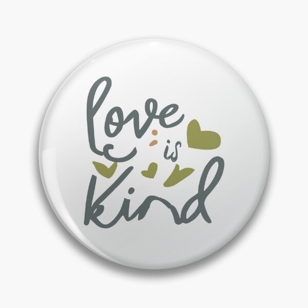 Item preview, Scandinavian Love: "Love is Kind" Playful Typography designed and sold by HahaHandlesHub.