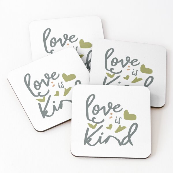 Item preview, Scandinavian Love: "Love is Kind" Playful Typography designed and sold by HahaHandlesHub.