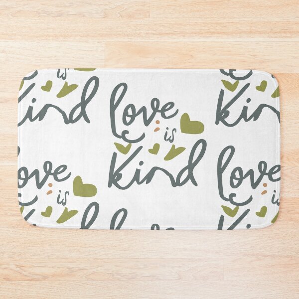 Item preview, Scandinavian Love: "Love is Kind" Playful Typography designed and sold by HahaHandlesHub.