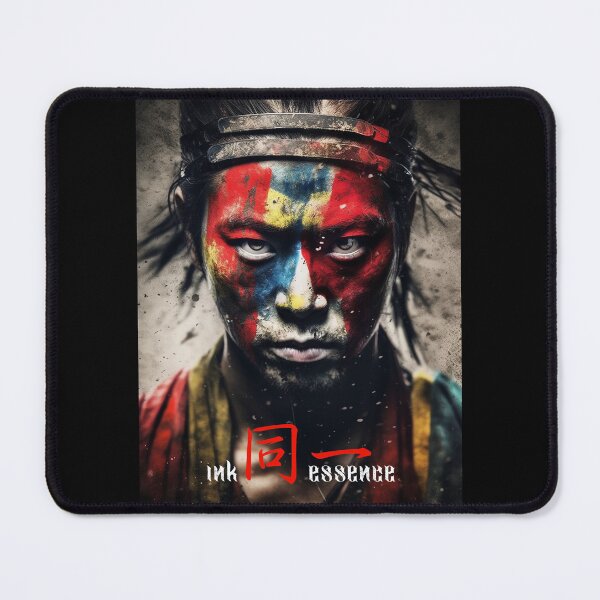Item preview, Ink Essence - Japanese Aesthetic Surreal Kanji Symbol Painted Face Art 77 designed and sold by MadeByRobots.
