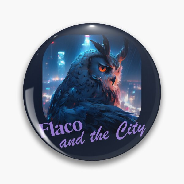 Item preview, Flaco and the City (transparent background) designed and sold by Mecha Brave Studio.