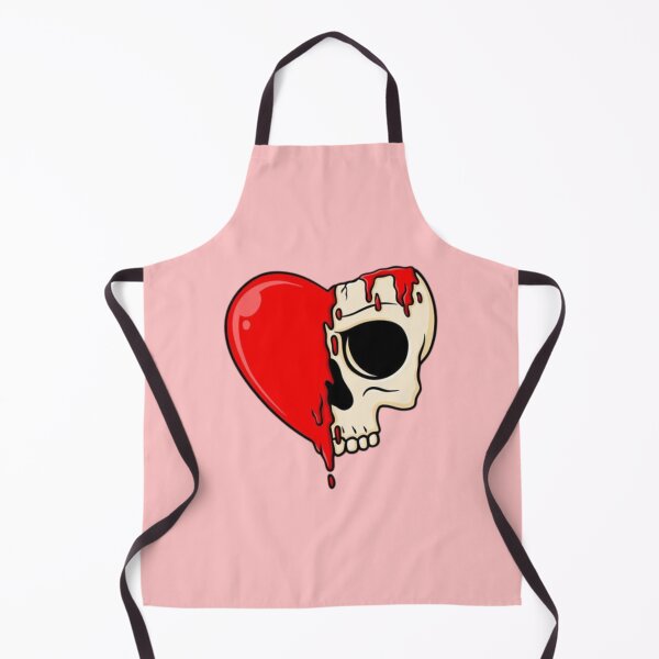 Item preview, Heart melting skull Cartoon designed and sold by kiamiontie.