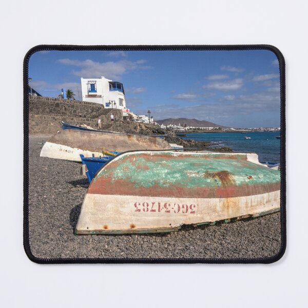 Item preview, Playa Blanca beach boat  designed and sold by hawkie.