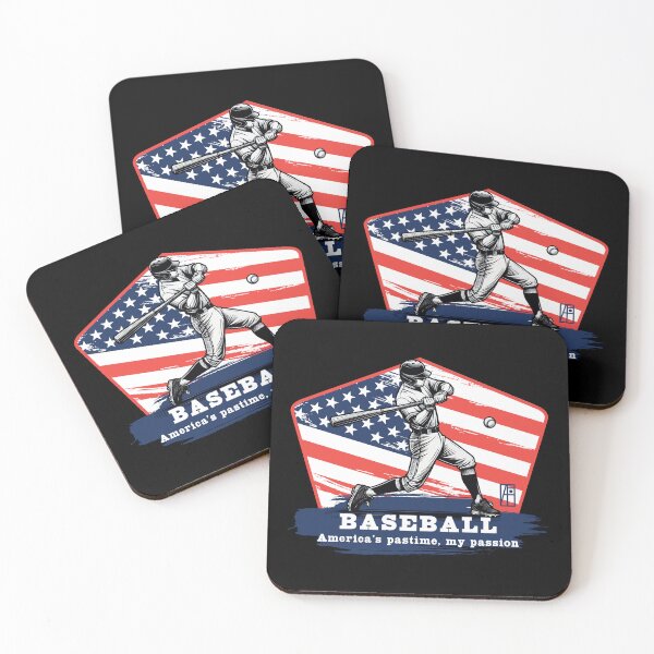 Item preview, USA - American BASEBALL - Baseball: America's pastime, my passion - color designed and sold by ArtProjectShop.