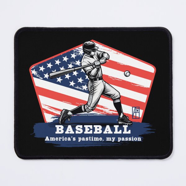 Item preview, USA - American BASEBALL - Baseball: America's pastime, my passion - color designed and sold by ArtProjectShop.
