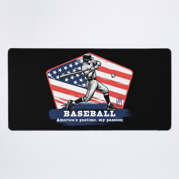 Item preview, USA - American BASEBALL - Baseball: America's pastime, my passion - color designed and sold by ArtProjectShop.
