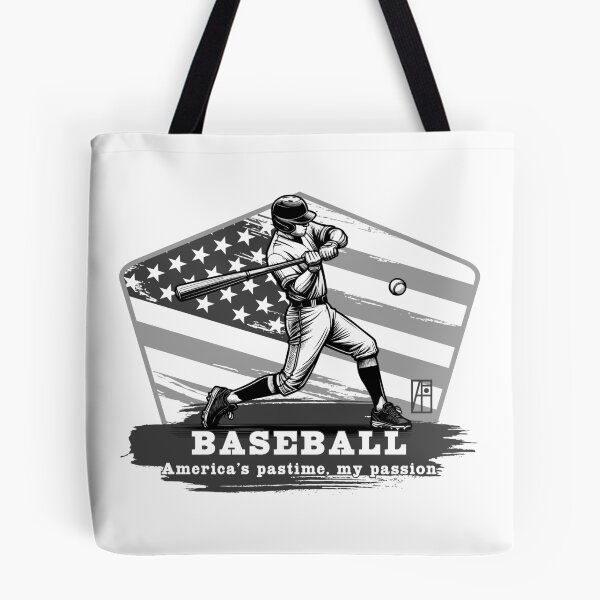 Item preview, USA - American BASEBALL - Baseball: America's pastime, my passion - bw designed and sold by ArtProjectShop.