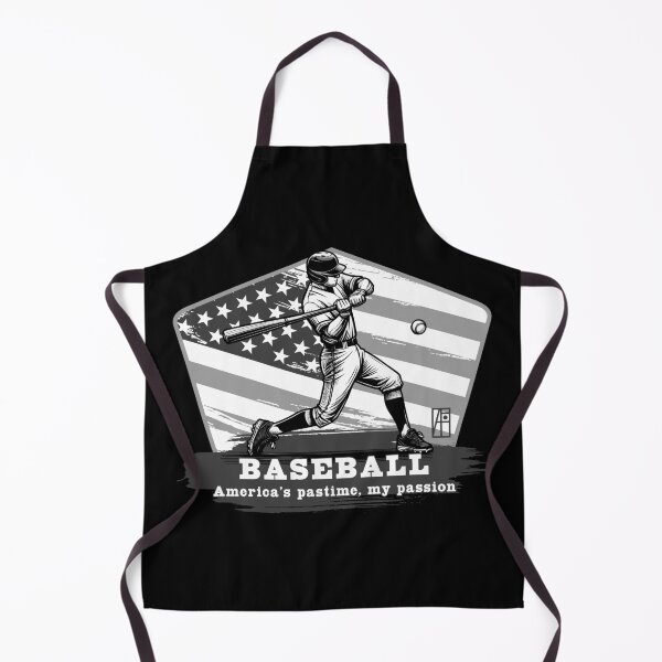 Item preview, USA - American BASEBALL - Baseball: America's pastime, my passion - bw designed and sold by ArtProjectShop.