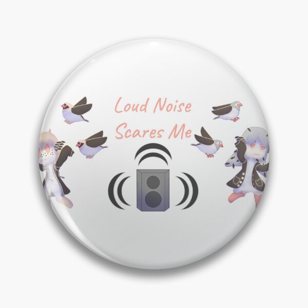 Item preview, "Loud Noise Scares Me" Quelea Bird Chibis designed and sold by CutesyChaos.