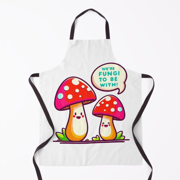 Item preview, Cheerful Mushroom Companions - Brighten Your Space with Fungi Friends designed and sold by FebricFusion.