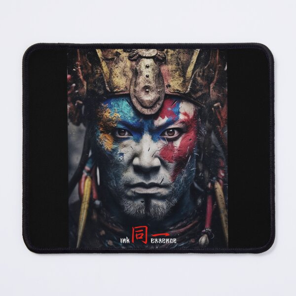 Item preview, Ink Essence - Japanese Aesthetic Surreal Kanji Symbol Portrait Painted Face Art 82 designed and sold by MadeByRobots.