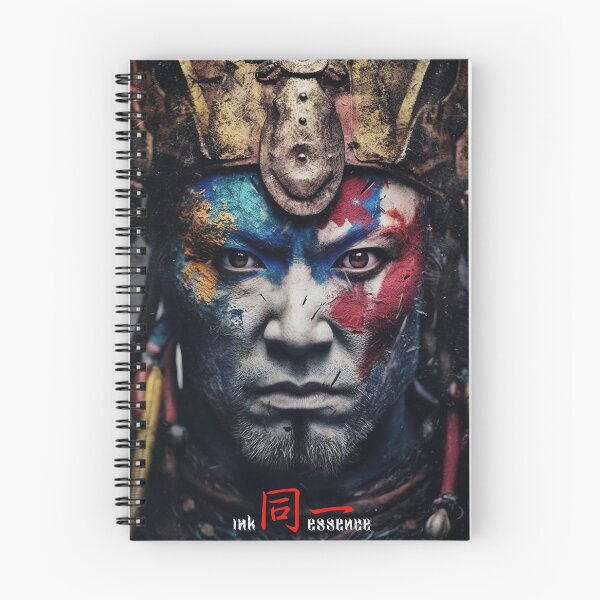 Item preview, Ink Essence - Japanese Aesthetic Surreal Kanji Symbol Portrait Painted Face Art 82 designed and sold by MadeByRobots.