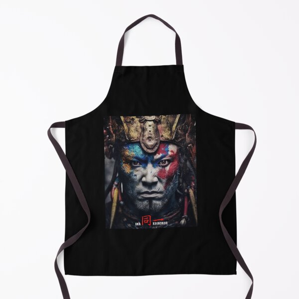 Item preview, Ink Essence - Japanese Aesthetic Surreal Kanji Symbol Portrait Painted Face Art 82 designed and sold by MadeByRobots.