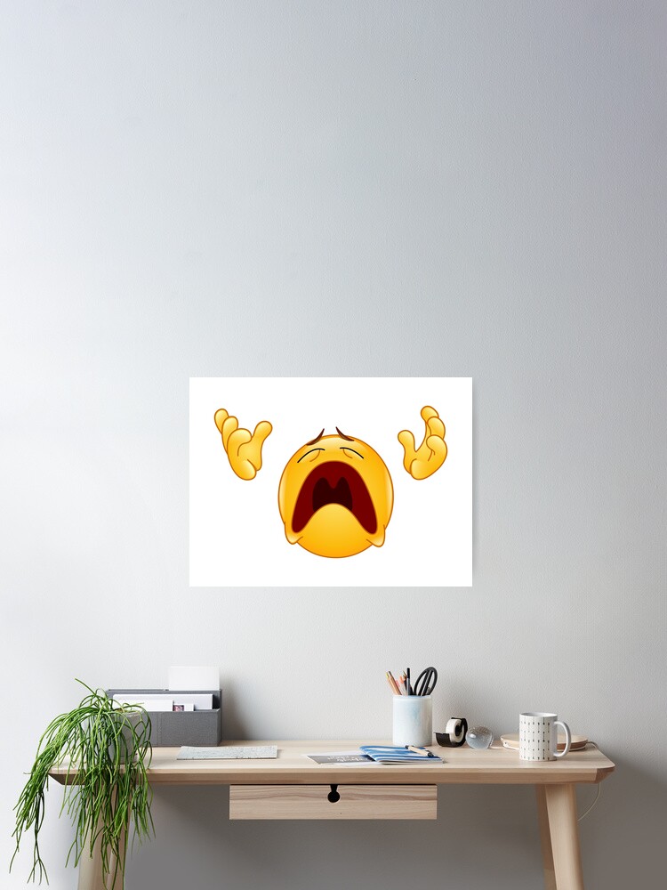 Why God Why Emoticon Poster