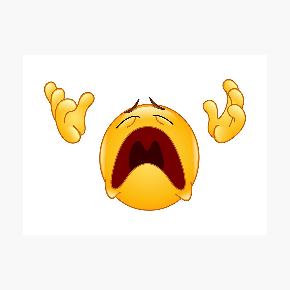 Why God Why Emoticon Poster