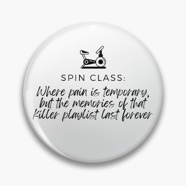 Item preview, Spin Class Quote designed and sold by ArbitraryKiyo.