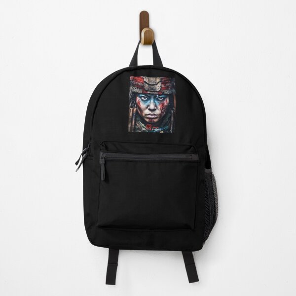 Item preview, Ink Essence - Japanese Aesthetic Surreal Kanji Symbol Portrait Painted Face Art 83 designed and sold by MadeByRobots.