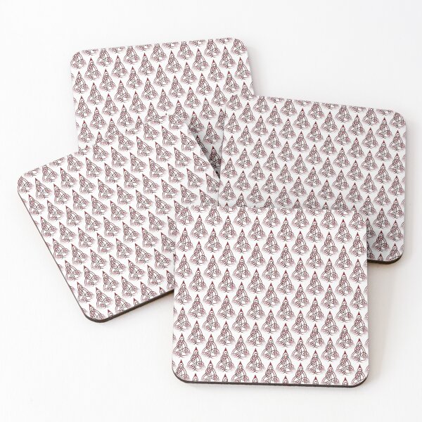 Item preview, Triangle Knot With Doubled Threads Red Pattern designed and sold by taiche.