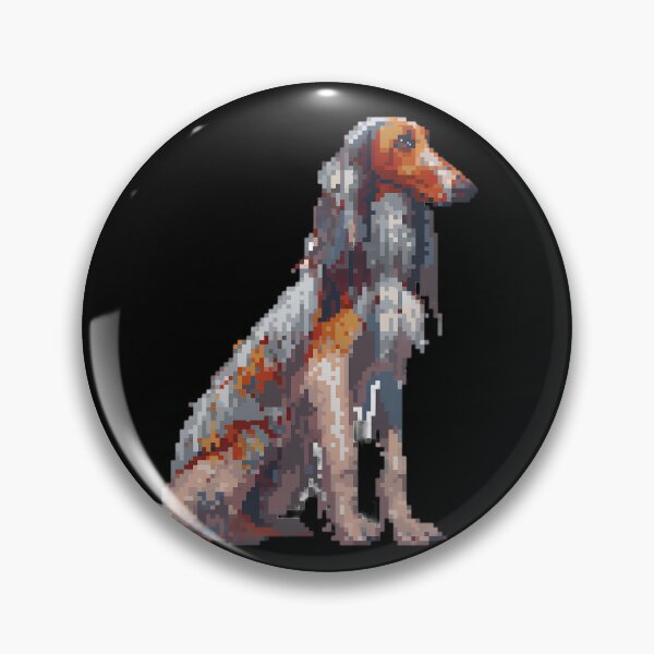 Artikelvorschau, 16-bit-pixelkunst Afghan Hound entworfen und verkauft von CUTEDOGGIEZ.