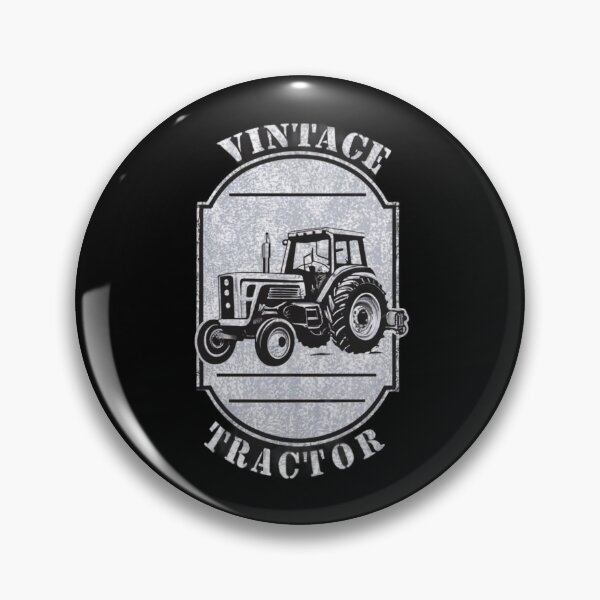 Item preview, Vintage Tractor Black And White #2 designed and sold by BlueGoldArt.