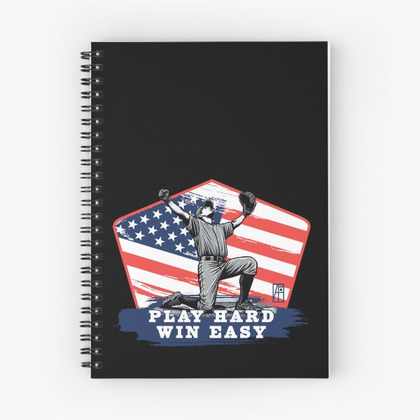 Item preview, USA - American BASEBALL - Baseball: Play hard, win easy - color designed and sold by ArtProjectShop.