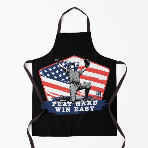 Item preview, USA - American BASEBALL - Baseball: Play hard, win easy - color designed and sold by ArtProjectShop.