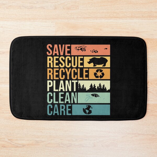 Item preview, Save rescue Plant Clean Care Turtle Animal Recycle Earth Day designed and sold by Pitchou07.