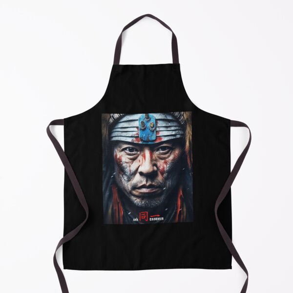Item preview, Ink Essence - Japanese Aesthetic Surreal Kanji Symbol Portrait Painted Face Art 88 designed and sold by MadeByRobots.
