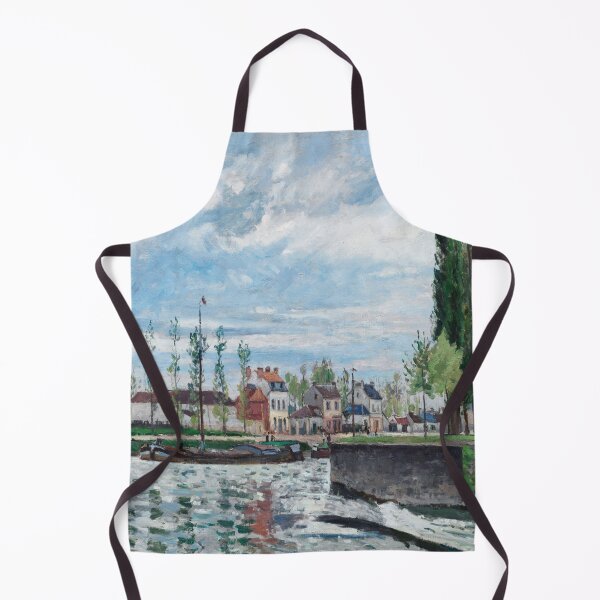 Item preview, The Lock at Pontoise (1872) by Camille Pissarro designed and sold by Suzana Djordjevic.