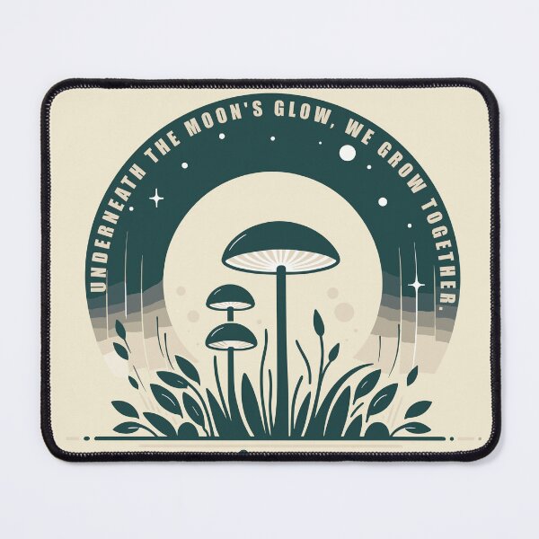 Item preview, Lunar Fungi Harmony - Bask in the Moonlit Growth Together designed and sold by FebricFusion.