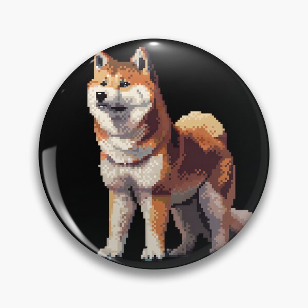 Item preview, Akita De 16 Bits designed and sold by CUTEDOGGIEZ.
