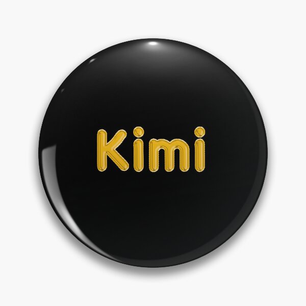 Item preview, Golden Balloon Kimi Name Label (Black) designed and sold by NormadWorld.