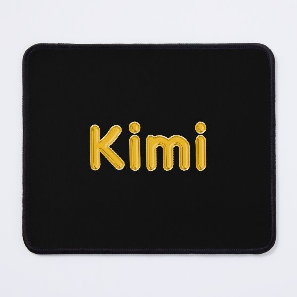 Item preview, Golden Balloon Kimi Name Label (Black) designed and sold by NormadWorld.